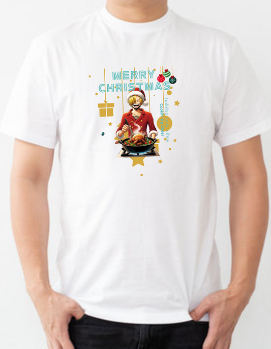.ONE PEICE Sanji christmas tshirt