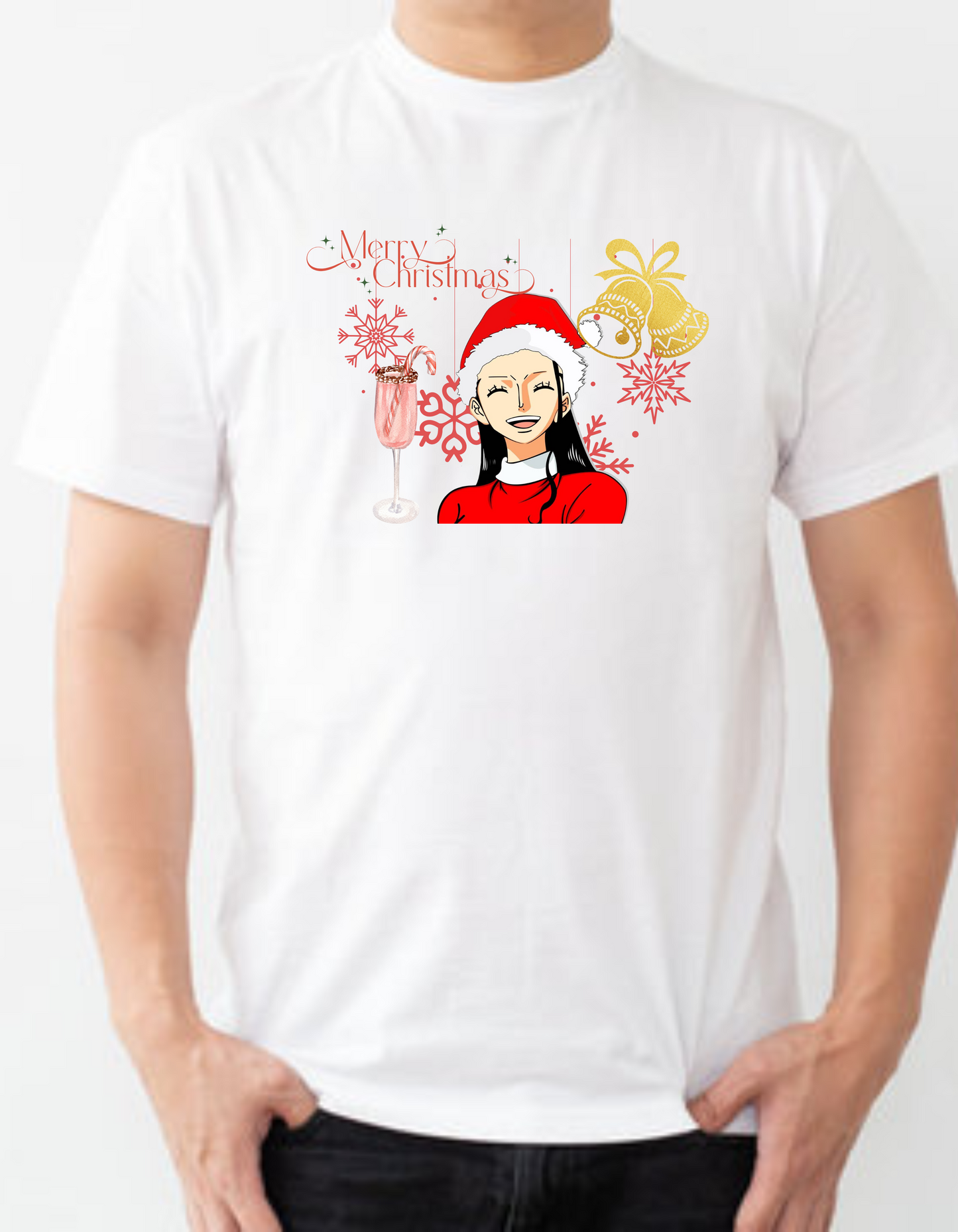 .ONE PEICE robin christmas tshirt