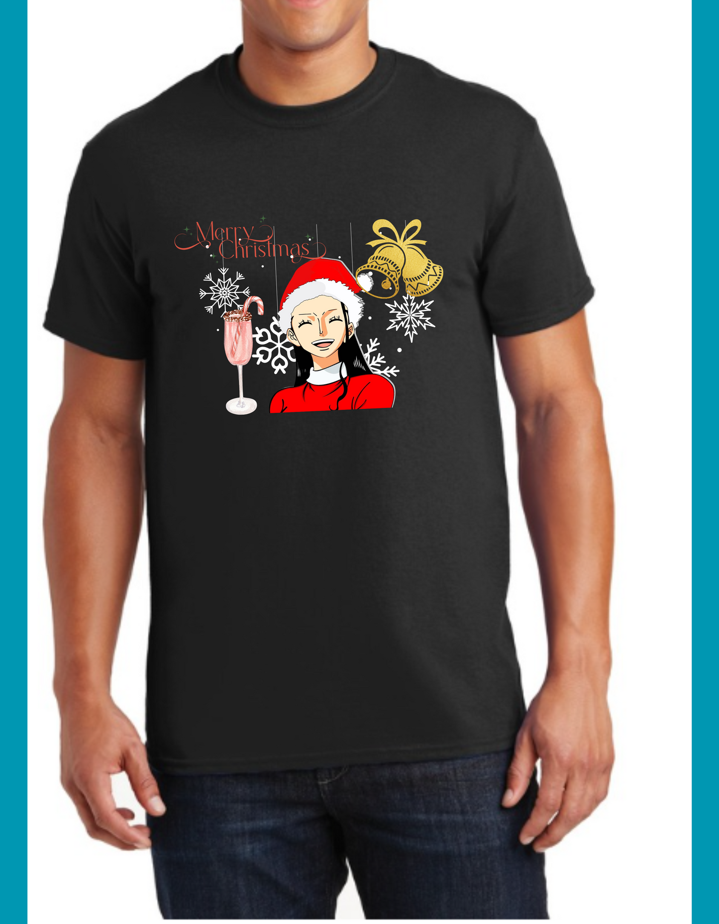 .ONE PEICE robin christmas tshirt