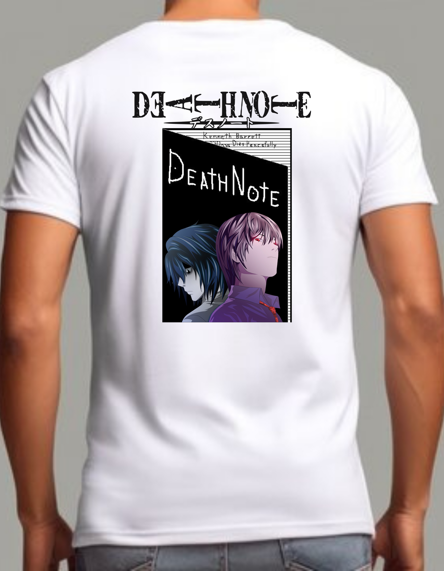 KIRA , LIGHT YAGAMI DEATH NOTE TSHIRT