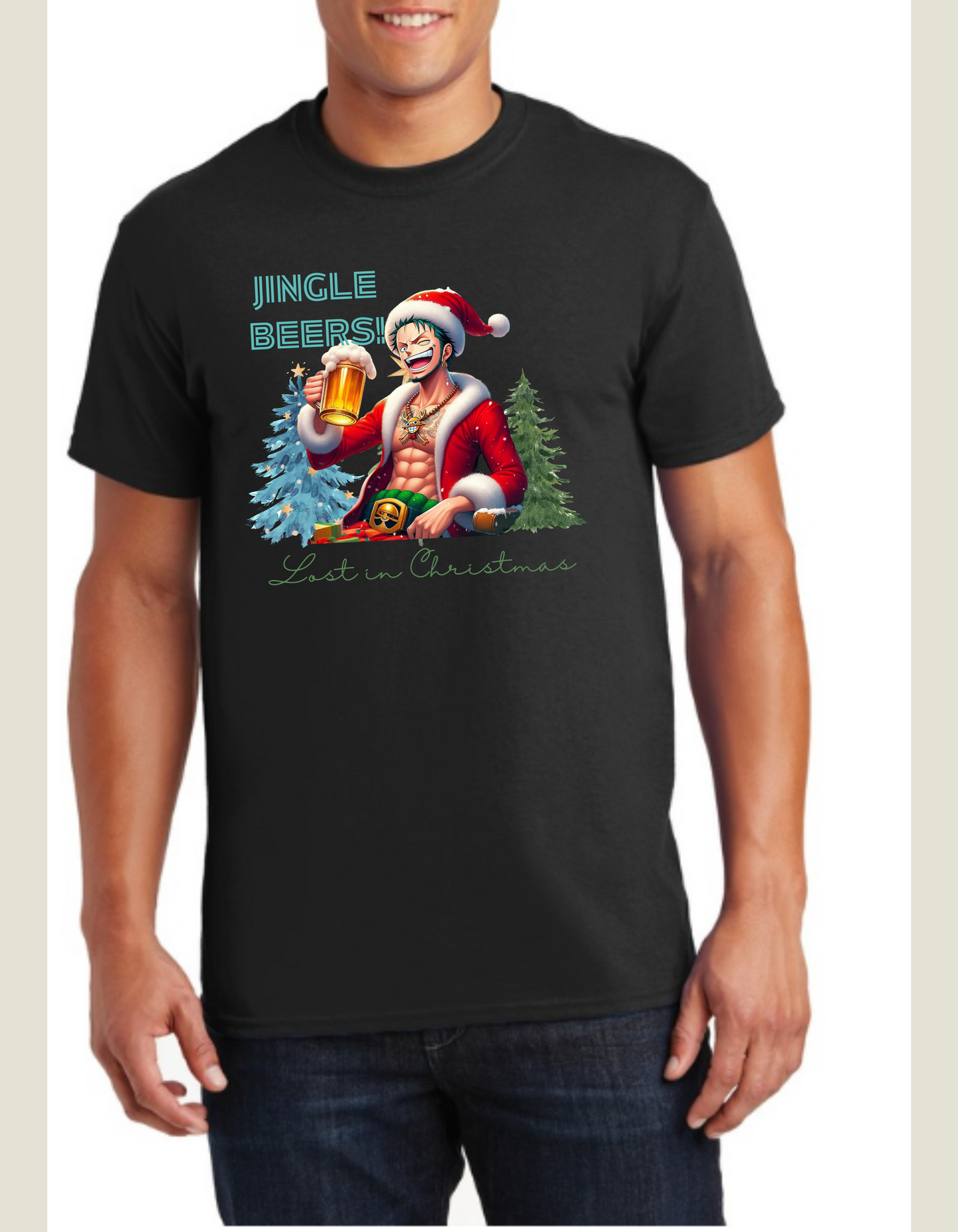 .ONE PEICE zoro christmas tshirt