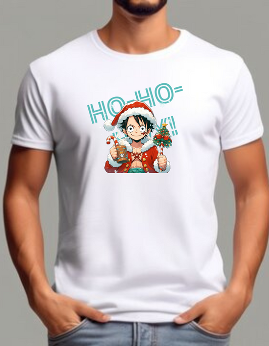 .ONE PEICE luffy christmas tshirt